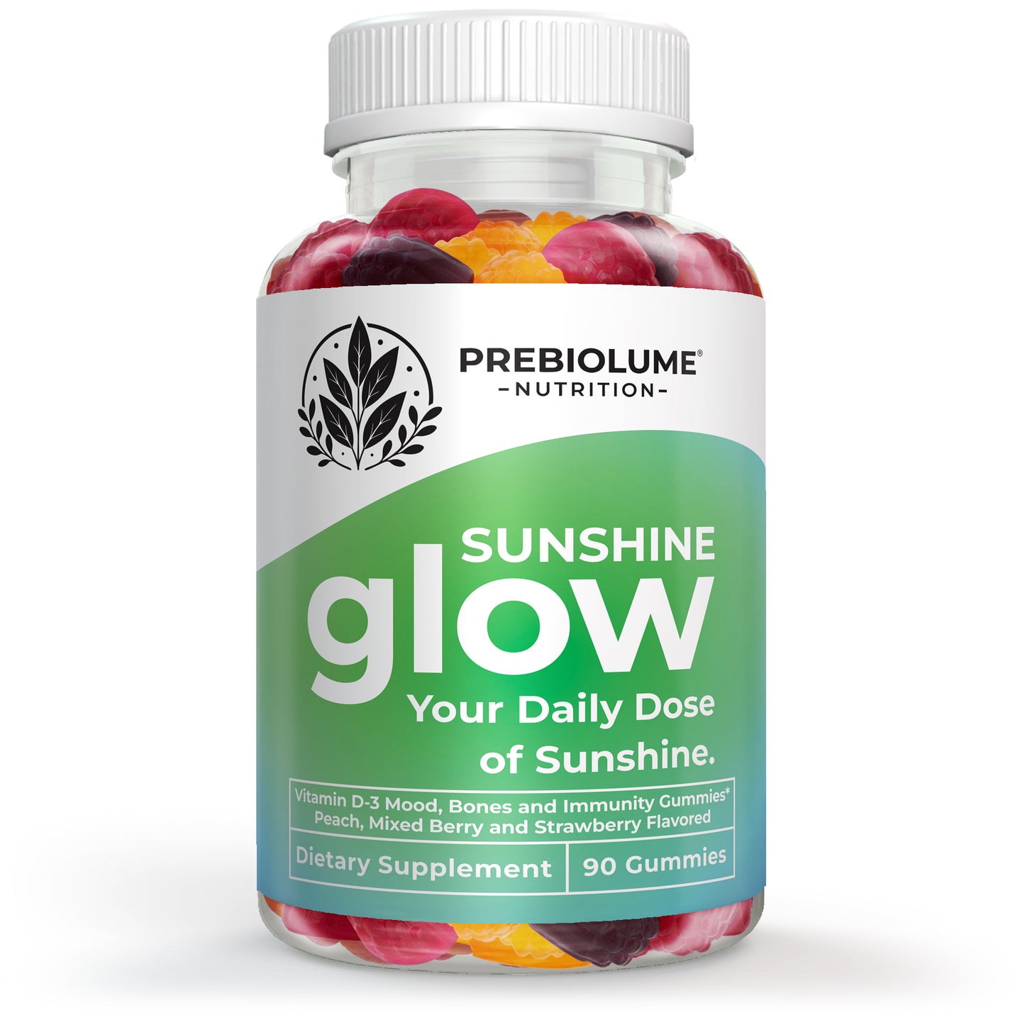 Prebiolume Vitamin D3 Gummies bottle – main